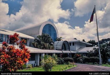 Vanuatu - Nasituan Building, Headquarters of the Works Department