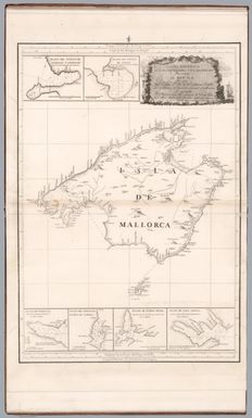 Carta esferica de la Isla de Mallorca y sus adyacentes ... Y Construida por el Brigadier de la Rl. Armada D. Vicente Tofino de S. Miguel. Ano 1786. (to accompany) Atlas maritimo de Espana : Madrid MDCCLXXXIX (1789).