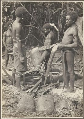 Sago making, [Papua New Guinea, 1] Frank Hurley