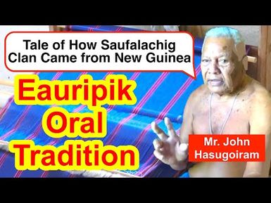 Legendary Tale of How Saufalachig Clan Came from New Guinea, Eauripik