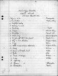 Handwritten program, "Union Xmas Exercises" at Kapaia Church, children of Kapaa, Huliea, Kapaa, Lihue