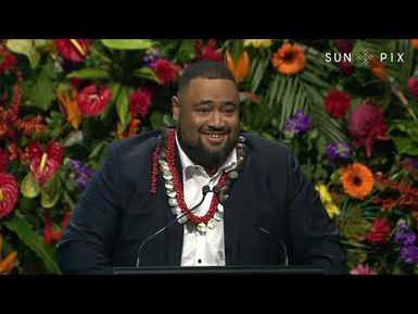 Pacific Community Leadership Award Winner David Latu's speech | SunPix Awards 2022