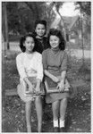 Mr. and Mrs. Lawrence T. Kagawa relocated in Des Moines November 1943 from Jerome Relocation Center. The three girls, May