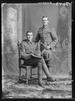 Sapper Francis Harold Morgan and Private Edmund Guthrie Morgan