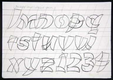 Churchward Chinajap Supabold Italic Sketch