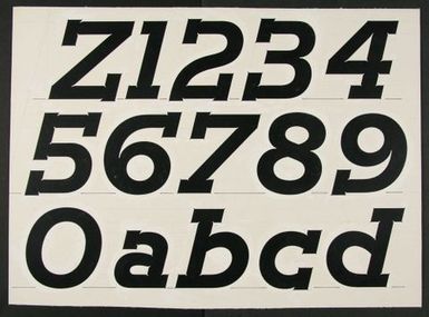 Churchward Montezuma Bold Italic Hand Drawn Board