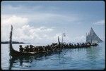 Canoeing, ornamented canoes