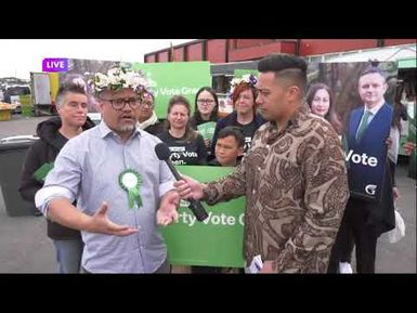 LIVE: Green candidate Teanau Tuiono | Election 2020