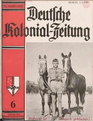 Deutsche Kolonialzeitung, 51. Jg. 1. Juni 1939, Heft 6.