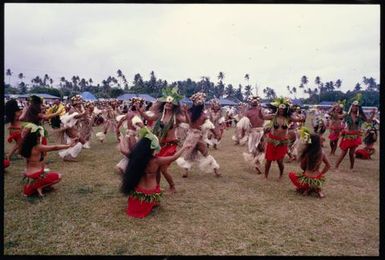 South Pacific Festival of the Arts, Apia, 1996. Tahitian dancers