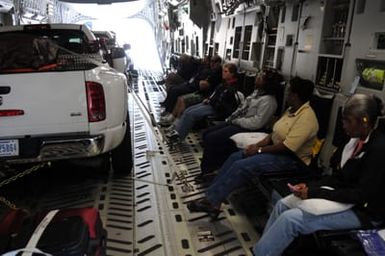 Earthquake ^ Flooding ^ Tsunami - Atlanta, Ga. , October 2, 2009 -- Approximately 30 FEMA Logistics (LOG) staff and equipment are ready to depart Dobbins Air Force Base via C-17 cargo planes for Hickam Air Force Base in Hawaii to set up logistical assistance in response to the recent Samoan devastating tsunami. George Armstrong/FEMA