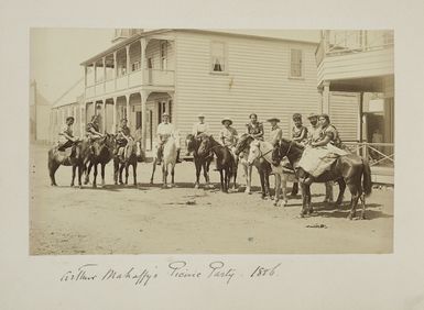 Arthur Mahaffy's picnic party, Samoa