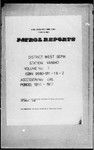 Patrol Reports. West Sepik District, Vanimo, 1956 - 1957