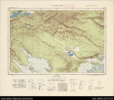 Indonesia, Western New Guinea, Laamora Meer, Series: Nederlands-Nieuw-Guinea, Sheet 16-L, 1956, 1:100 000