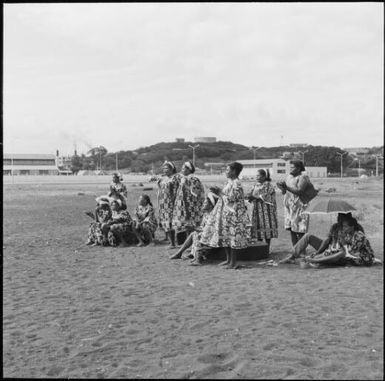 Women at the cricket match, New Caledonia, 1967 / Michael Terry