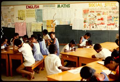 Children at Raiwaqa Primary School, 1971