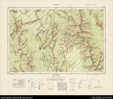 Indonesia, Western New Guinea, Moeroe, Series: Nederlands-Nieuw-Guinea, Sheet 14-L, 1958, 1:100 000