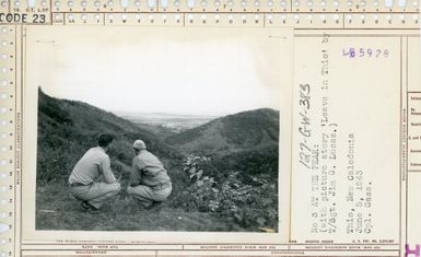 Photograph of Marines in New Caledonia - At the Peak