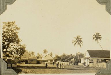 Street in Nuku'aloafa, Tonga, 1928