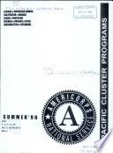 Pacific cluster programs, summer' 96 : Alaska, American Samoa, California, Hawaii, Idaho, Montana, Nevada, Oregon, Utah, Washington, Wyoming