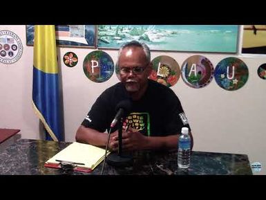 Omereng El Saul with Senator - Elect Mr. Andrew Tabelual (11/12/2020)
