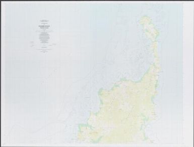 Topographic map of the Republic of Palau, Caroline Islands: Ngermetengel