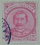 Stamp: Samoan Two and a Half Pence