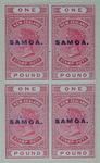 Stamps: New Zealand - Samoa One Pound