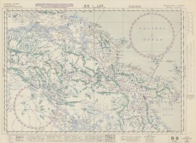 Australian aeronautical map: Lae (Sheet B8)