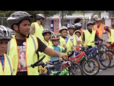 Mr Tee is biking his way to a healthier life