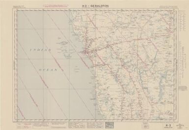 Australian aeronautical map: Geraldton (Sheet H3)