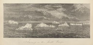 Icebergs in the South Pacific, 2 / A.C. ; R. Bruce sc