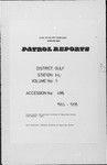 Patrol Reports. Gulf District, Ihu, 1965-1966