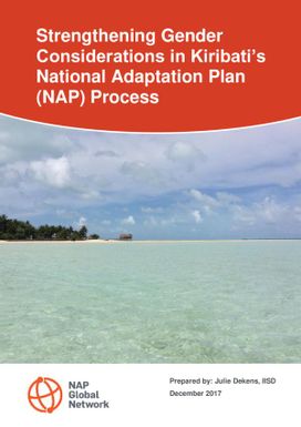 Strengthening gender considerations in Kiribati's National Adaptation Plan (NAP) Process