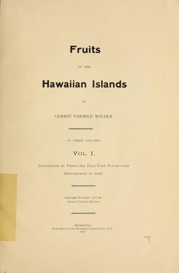 Fruits of the Hawaiian Islands
