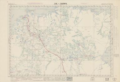 Australian aeronautical map: Darwin (Sheet D6)