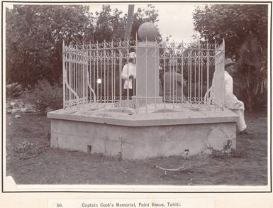 Captain Cook's Memorial, Point Venus, Tahiti, 1903