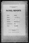 Patrol Reports. Western District, Lake Murray, 1968 - 1969