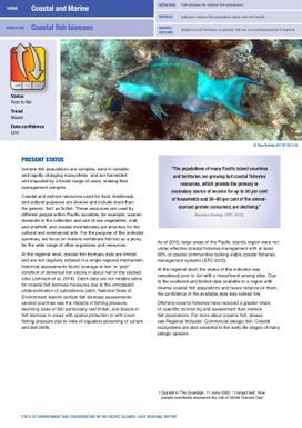 State of the Environment and Conservation in the Pacific Islands: 2020 Regional Report: Indicator 11 - Coastal fish biomass