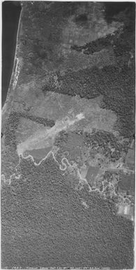 [Aerial photographs of Keravat Airfield, Papua New Guinea, related to the Japanese occupation, 1943]