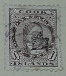 Stamp: Cook Islands One Penny