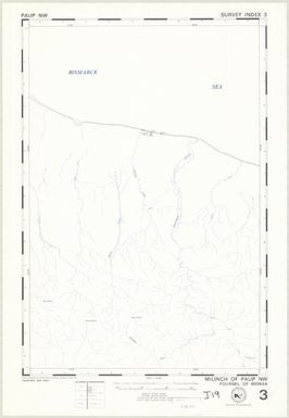 Milinch of ... : fourmil of ... (3 - Fourmil of Wewak - Milinch of Paup NW)