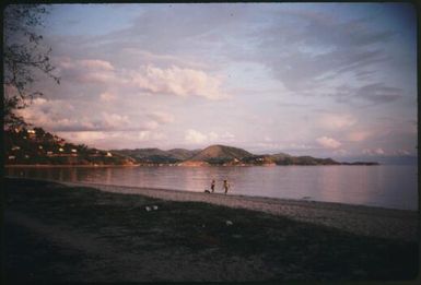 Beach and housing development, Port Moresby(?) (3) : Papua New Guinea / Terence and Margaret Spencer