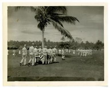 [Funeral Service at Guadalcanal]