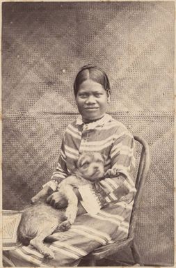 Majuro girl, 1886