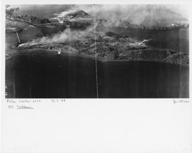 Palau Harbor area, U.S.S. Yorktown