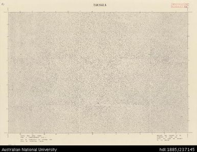 Samoa, Savai'i, Tausala, Sheet 11, 1970, 1:40 000