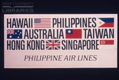 Hawaii, Philippines, Australia, Taiwan, Hong Kong, Singapore