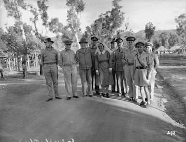 The Hon W Perry and others at a New Zealand General Hospital in New Caledonia