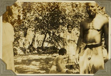 Group near Vailele?, Samoa, 1928